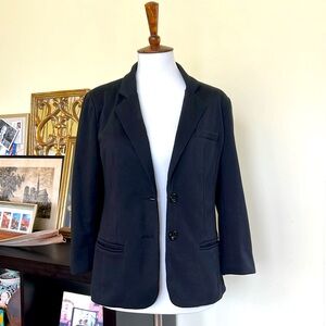 Black blazer from Anthropologie.